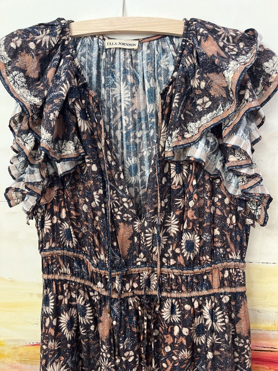 Ulla Johnson Vestiti: Ulla Johnson Kleid, Gr. 4, Blumenmuster – Nuovo (secondo la descrizione) da Olten venduto da reja1965 2