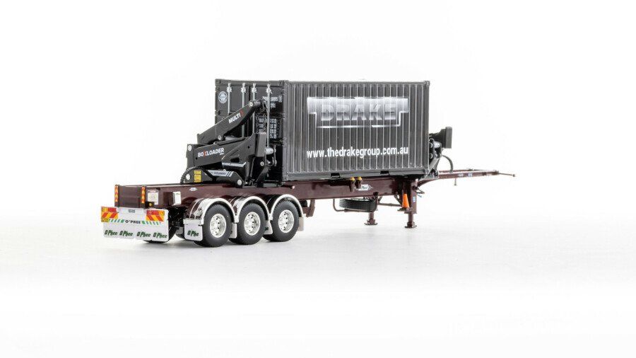 WSI Models Kit di modellismo & Modellini statici: WSI/Drake; BOXLOADER CORPORATE LIVERY + 20FT DRAKE CONTAINER – Nuovo (secondo la descrizione) da Dagmersellen venduto da FBM-Bacheli 1