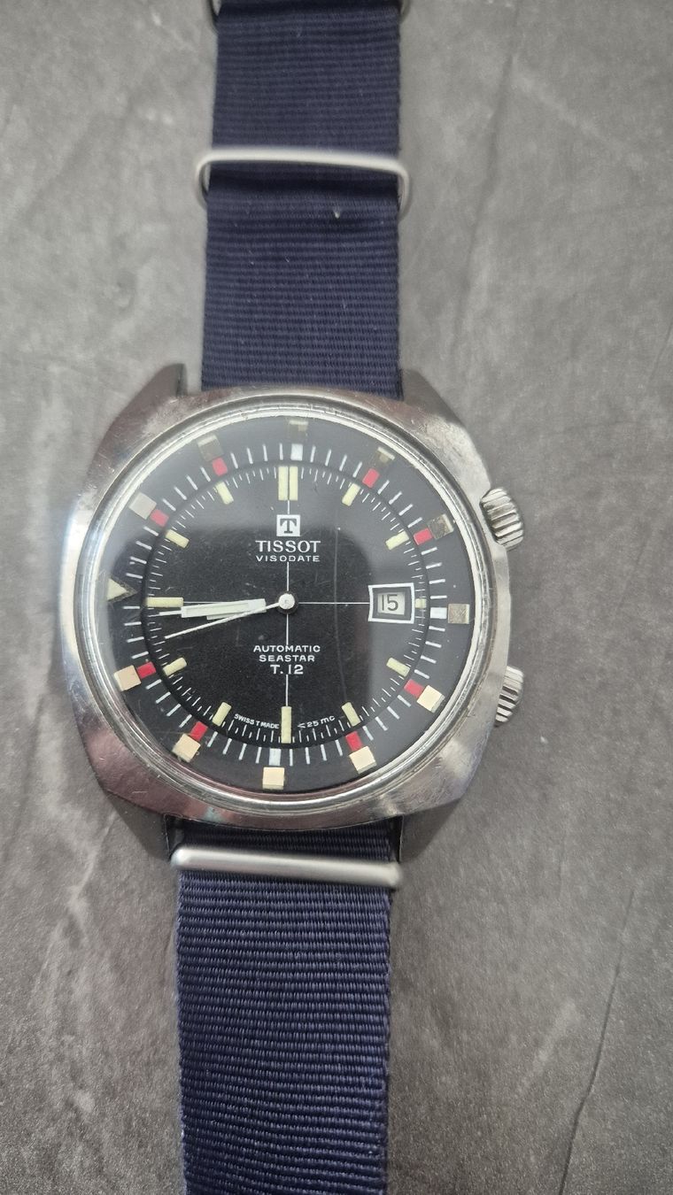 Tissot Orologi: Tissot Visodate Automatic Seastar T-12 – Usato da Rämismühle venduto da beni0010