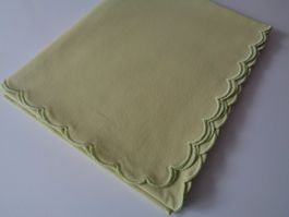 Tischtuch hellgrün, 135 x 163 cm, B'wolle/Polyester