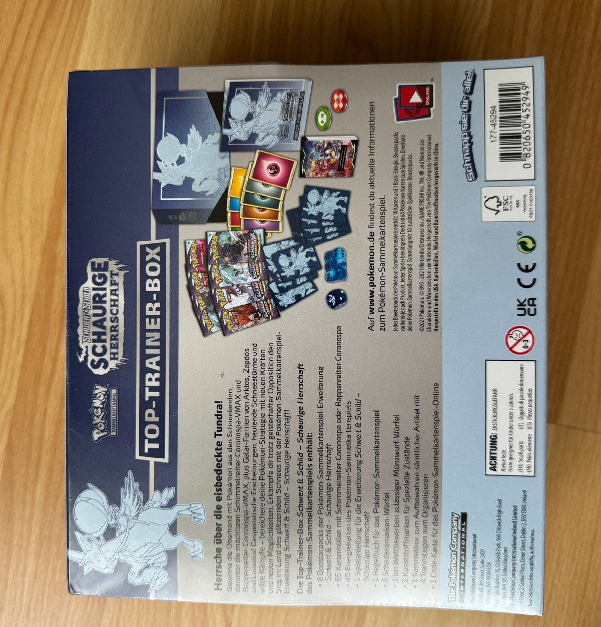 Pokémon Sammelbilder & Trading cards: Schaurige Herrschaft Top-Trainer-Box – Neu und originalverpackt aus Matzendorf von HaiNakamoto 1