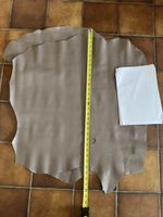 Graues Schafsleder, 1,1 m², 2 Stück, 1,0 mm/Cuir de mouton
