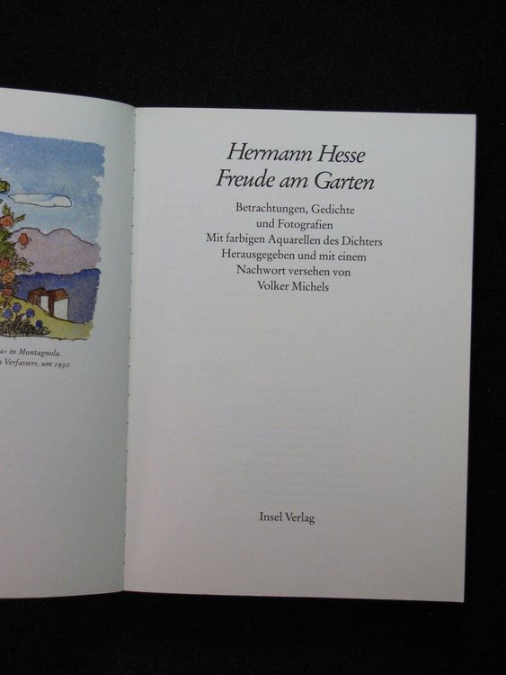 Hermann Hesse Freude am Garten Kaufen auf Ricardo