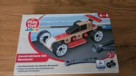 Konstruktions-Set Rennauto aus Buchenholz und Kunststoff