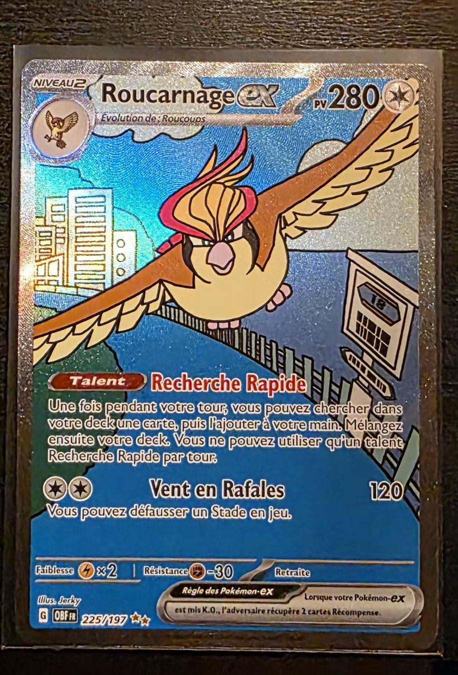 Pokémon Carte collezionabili: Carte Pokémon Roucarnage EX  – Nuovo (secondo la descrizione) da Neuchâtel venduto da tat_7tz8
