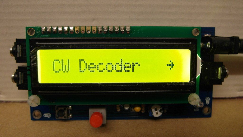 Funktechnik: CW Decoder DC7-12V 500mA Morse Code Decoder Morse Code Train – Gebraucht aus Dottikon von