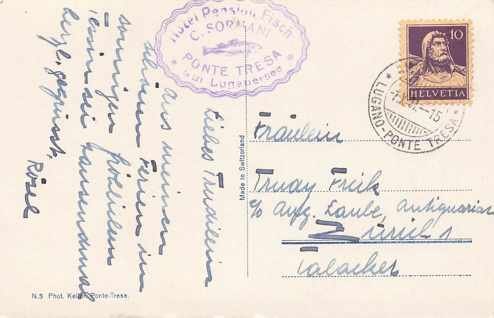 Cartoline postali: Ponte Tresa – Usato da Biasca venduto da Blenio71 1