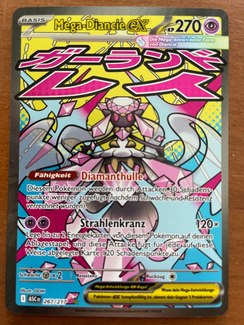 Pokémon Carte collezionabili: Pokemon Mega Diancie eX (Versand gratis) – Nuovo (secondo la descrizione) da Chur venduto da Angerson