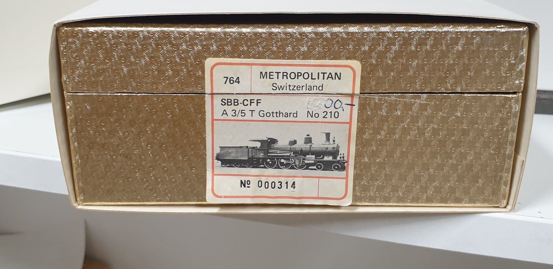 Metropolitan Modellini di ferrovie: Metrop SBB A3/5 Gotthard Dampflok H0/DC – Nuovo (secondo la descrizione) da Geroldswil venduto da TopTrain54 9