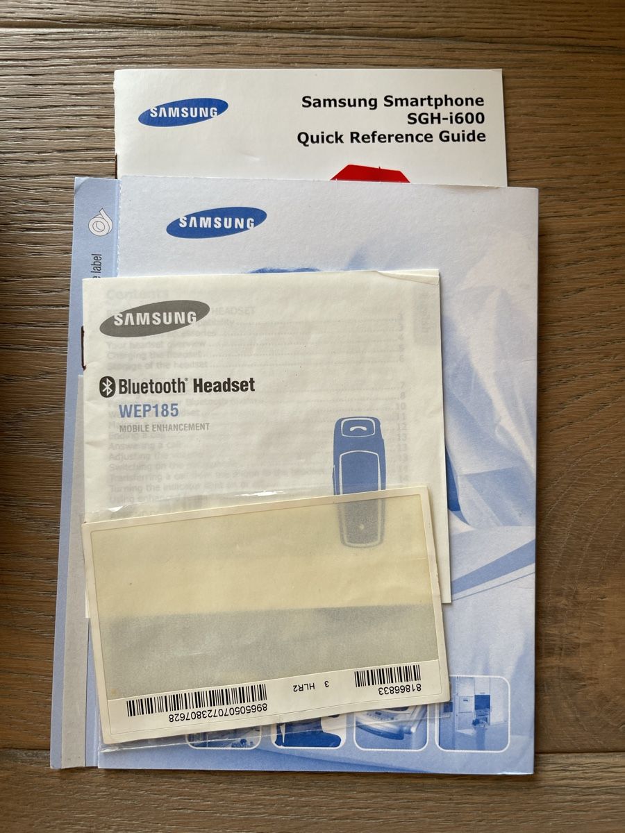 Samsung Handys / Smartphones: Samsung SGH-i600 Handy mit Zubehör – Gebraucht aus Richterswil von giacometti222 4