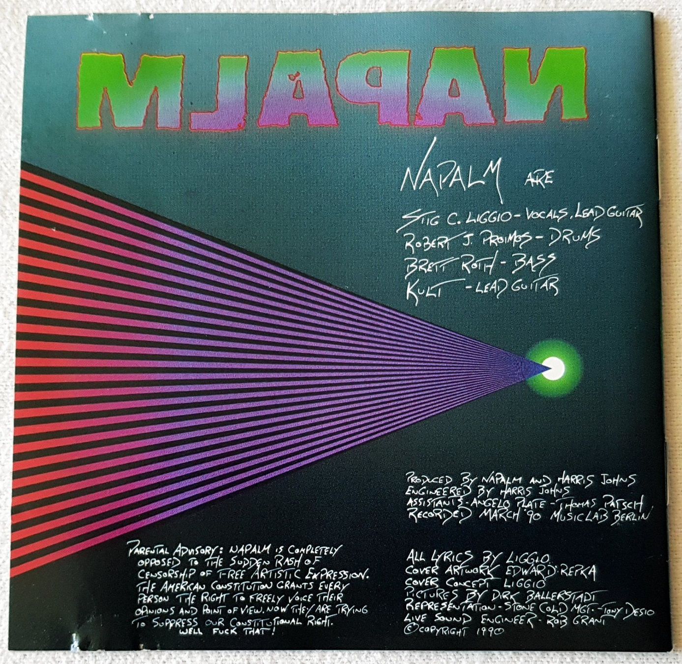 CD: Napalm - Zero To Black - CD - 1990 - First Press – Usato da Uster venduto da Zardodel 5