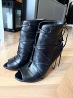 Guess Stiefeletten Leder schwarz Grösse 37 Damen