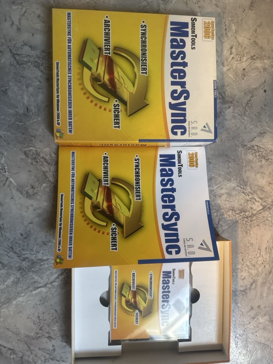 Software: SimonTools MasterSync 2006 Software für Windows 2000/XP – Usato da Neunkirch venduto da Waldi121 1