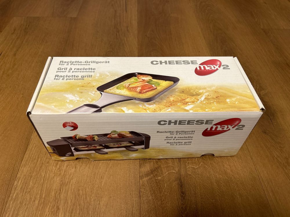 Cheese Max 2 Raclette-Grillgerät für 2 Personen NEU (Neu und ...