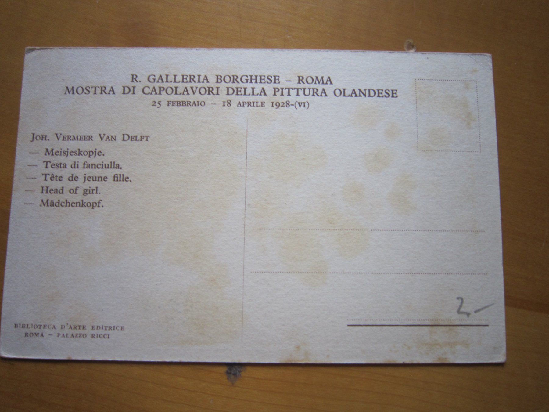 Ansichtskarten: No 17 Postkarte Mädchenkopf – Gebraucht aus Gordola von Polentaefung 1