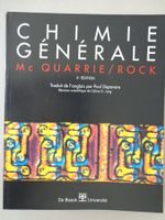 Livre Chimie générale  De Boeck Université Mc Quarrie/Rock