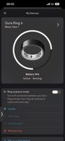 Oura Ring 4, Black, Size 7, Health Tracking Smart Ring