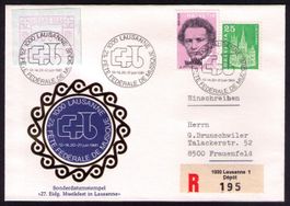 1000 LAUSANNE_Sonder-VO 1981_FÊTE FÉDÉRALE DE MUSIQUE_R-Bf !