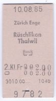 Billette Zürich Enge – Rüschlikon - Thalwil