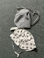 Baby Mützen Set 2 Stück Sterne Streifen Grösse ca 48 neu
