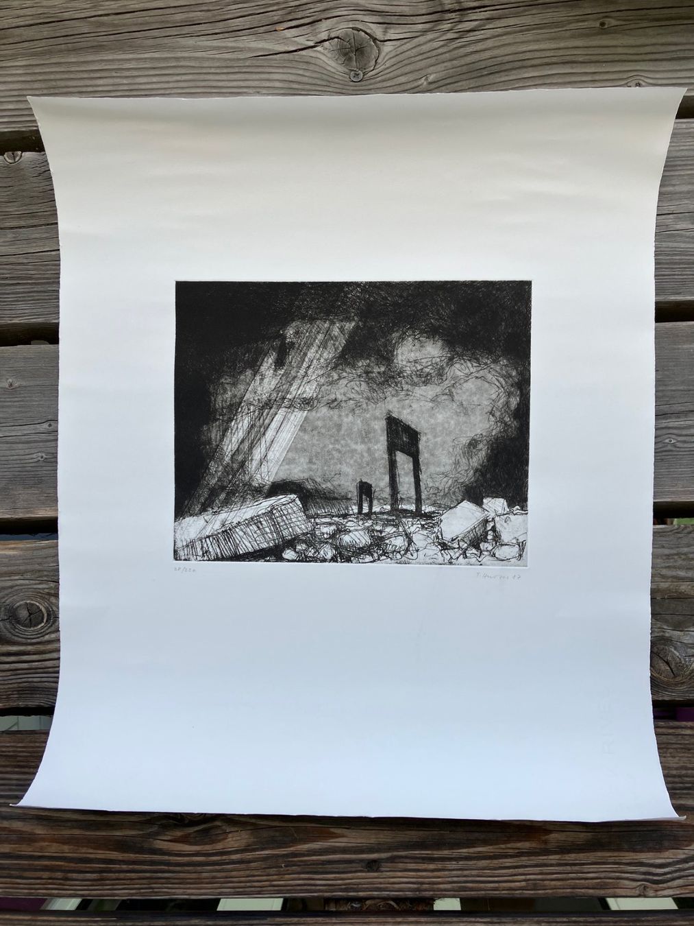 Grafica & Litografie: Lithographie von Theo Hurter – Usato da Winterthur venduto da Barunggeli 1
