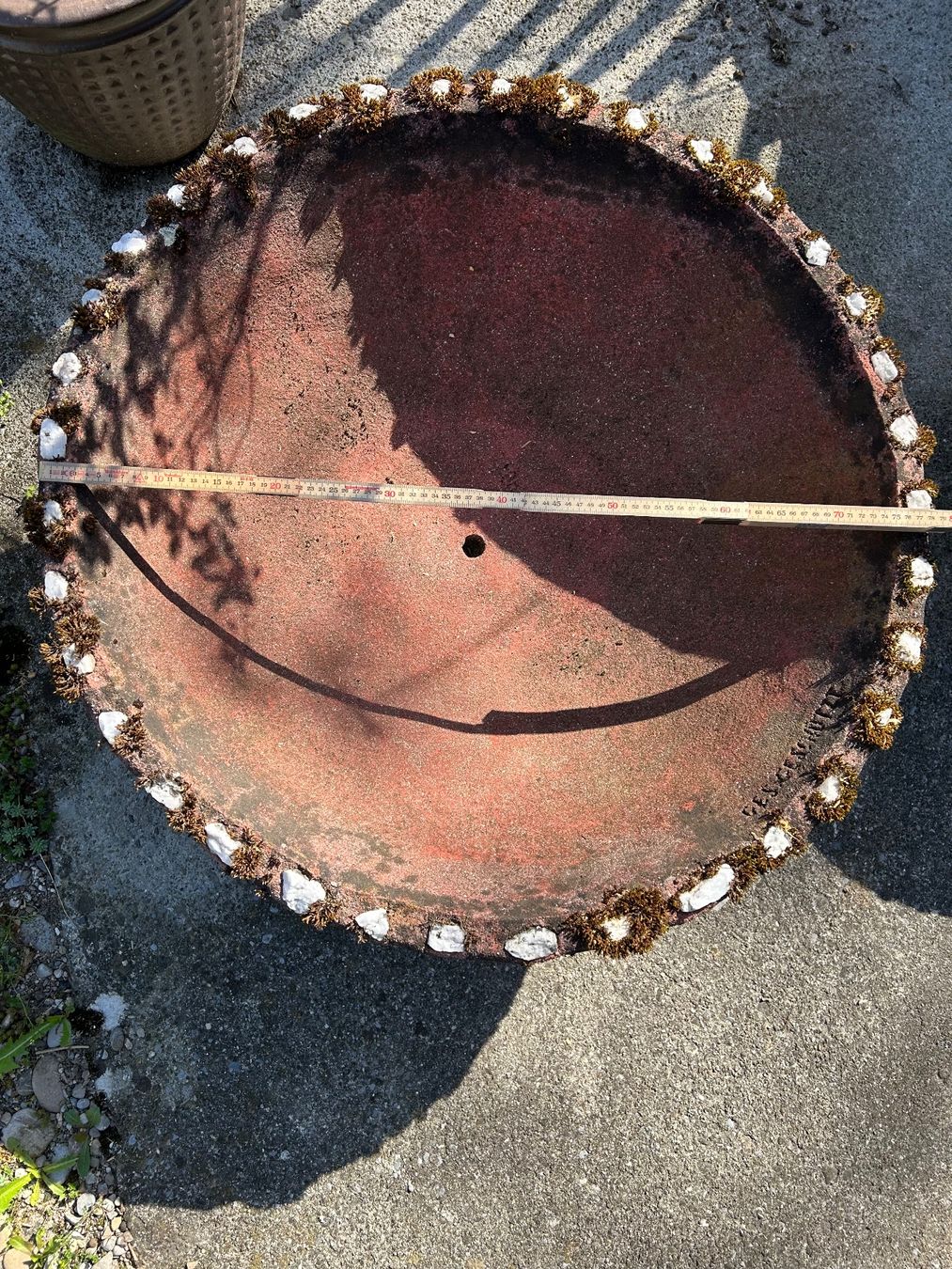 Vasi per fiori: Pflanzenschale / -topf Waschbeton – Usato da Goldau venduto da Taburettli_Brocante 3
