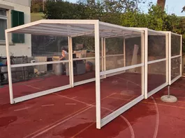 Fahrbarer & ausziehbarer Fahrzeugunterstand / Carport 6,35 ×