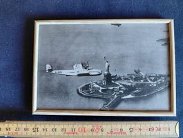 Postkarte Do X Flugzeug vor Freiheitsstatue 1931 Repro 🗽✈️?