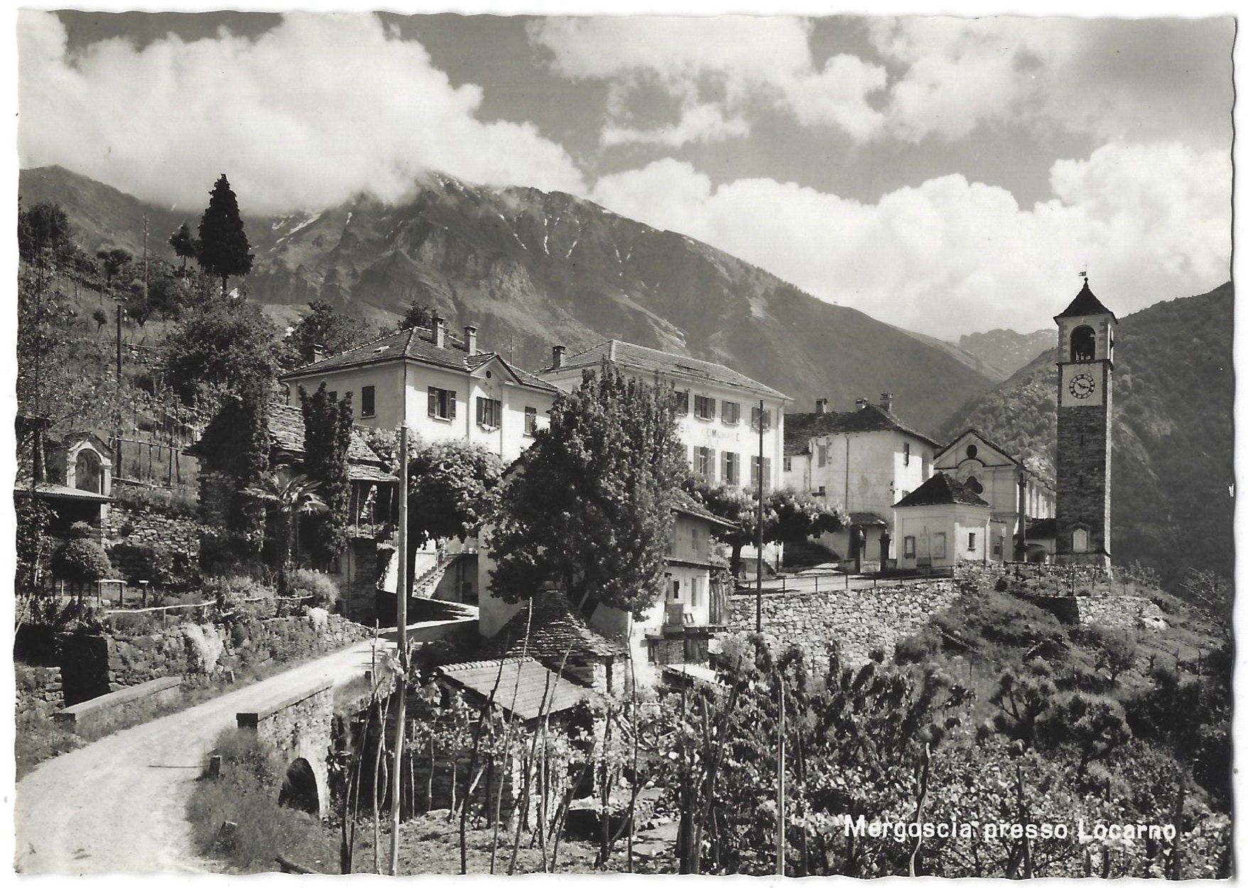 Cartoline postali: Mergoscia presso Locarno – Usato da Bütschwil venduto da Jackson1A