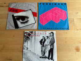 FOREIGNER tolle Single Sammlung 80's Say you will 7"