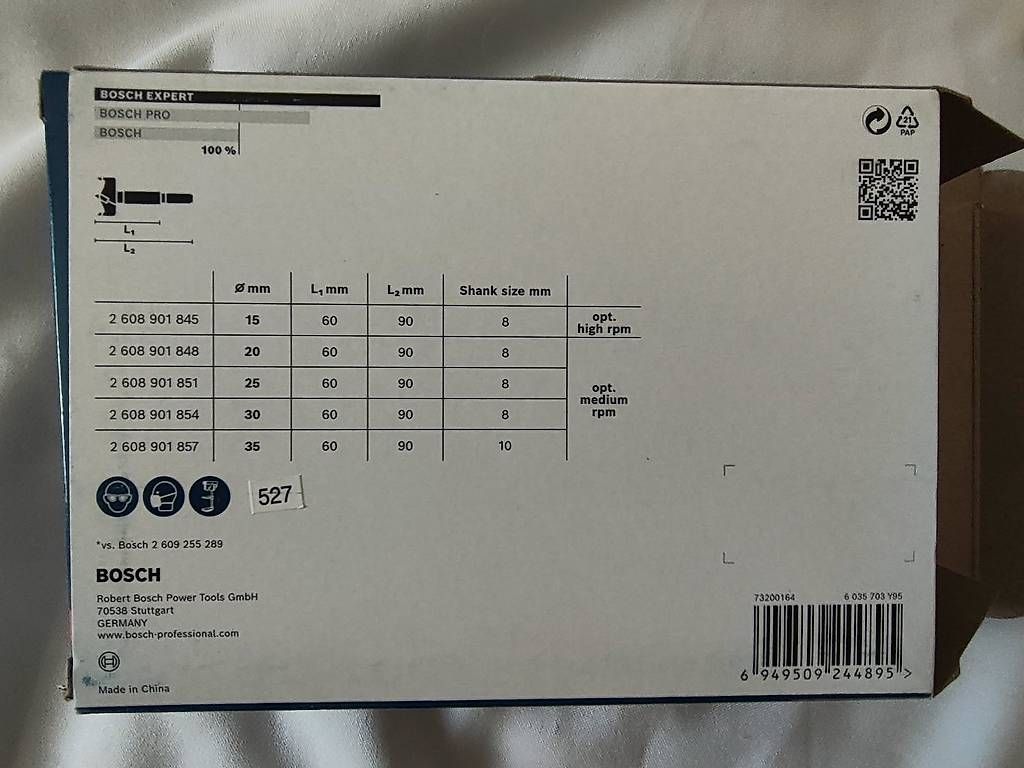Bosch Tutti gli attrezzi: Bosch Professional 5tlg. Carbide Kunstbohrer Set – Nuovo e nell'imballaggio originale da St.Gallen venduto da becks0815 3