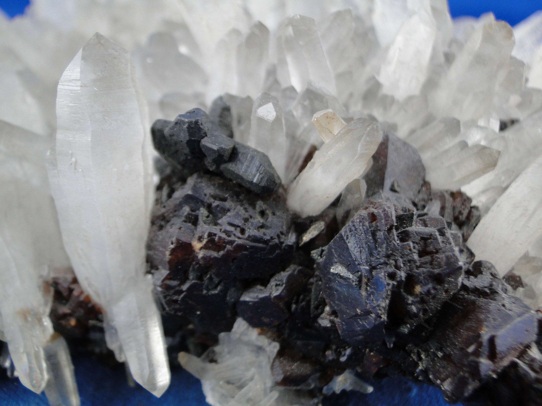 Minerali & Pietre curative: Quarz mit Sphalerit und Bournonit – Usato da Schinznach Bad venduto da Demerald 4