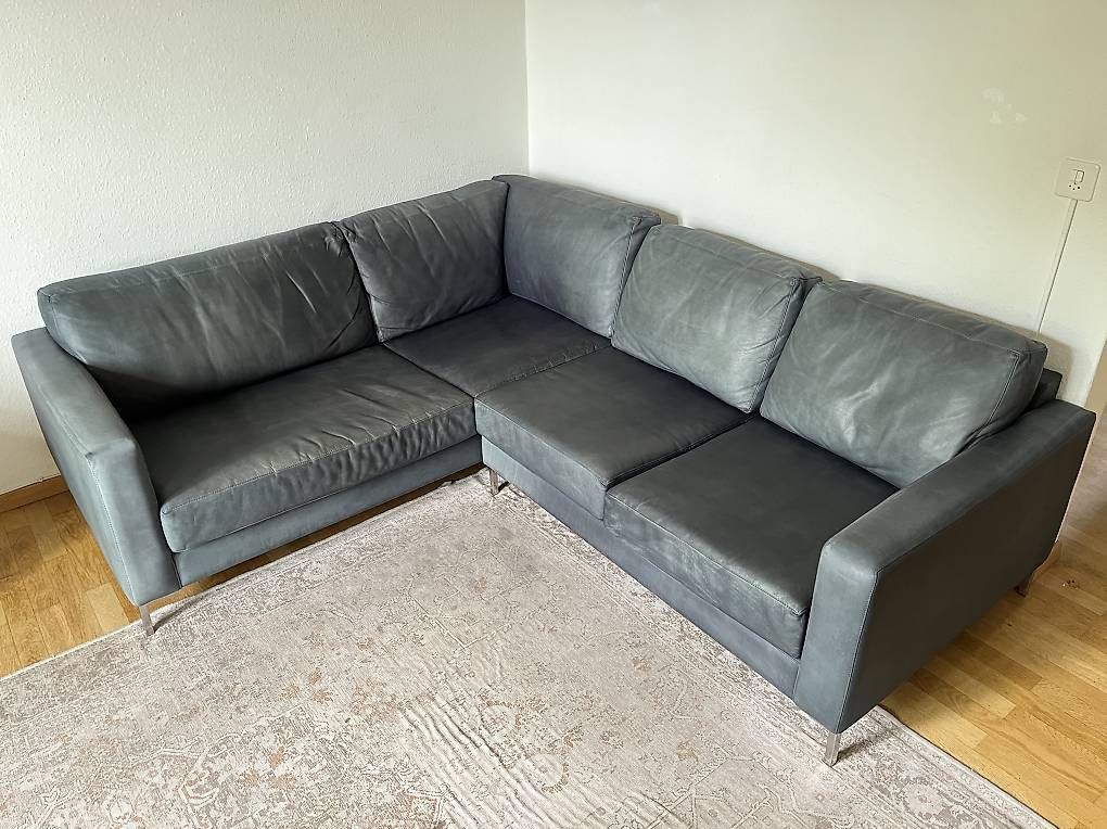 Sofas: Sofa aus Echtleder – D'occasion à Zürich par al4hed