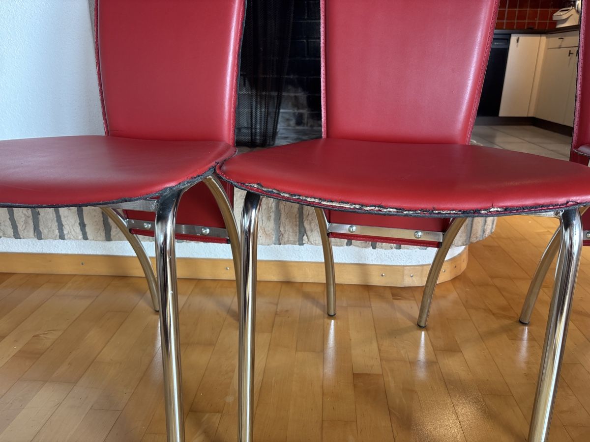 Sedie: 4 Stühle - Rot – Usato da Dübendorf venduto da Valou25 4