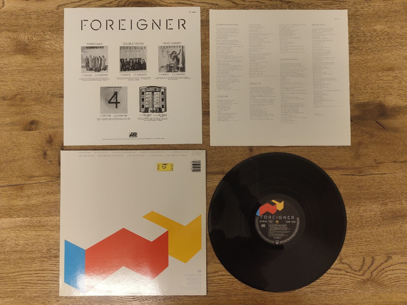 Dischi in vinile: Foreigner - Agent Provocateur - Vinyl – Usato da Basel venduto da mariablanka 1