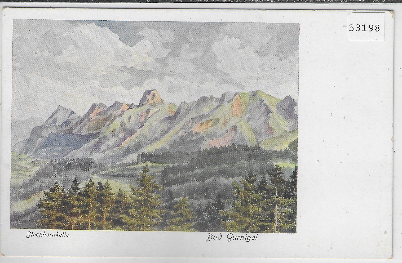 Cartes postales: Stockhornkette - Bad Gurnigel – D'occasion à Ettingen par Kartenplanet