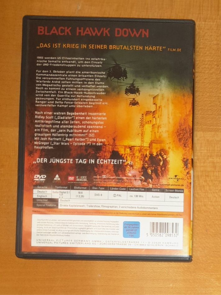 Tutti i DVDs: Black Hawk Down DVD – Usato da Steffisburg venduto da FutureOne 1