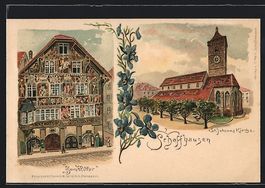 Litho Schaffhausen, Gasthaus zum Ritter,