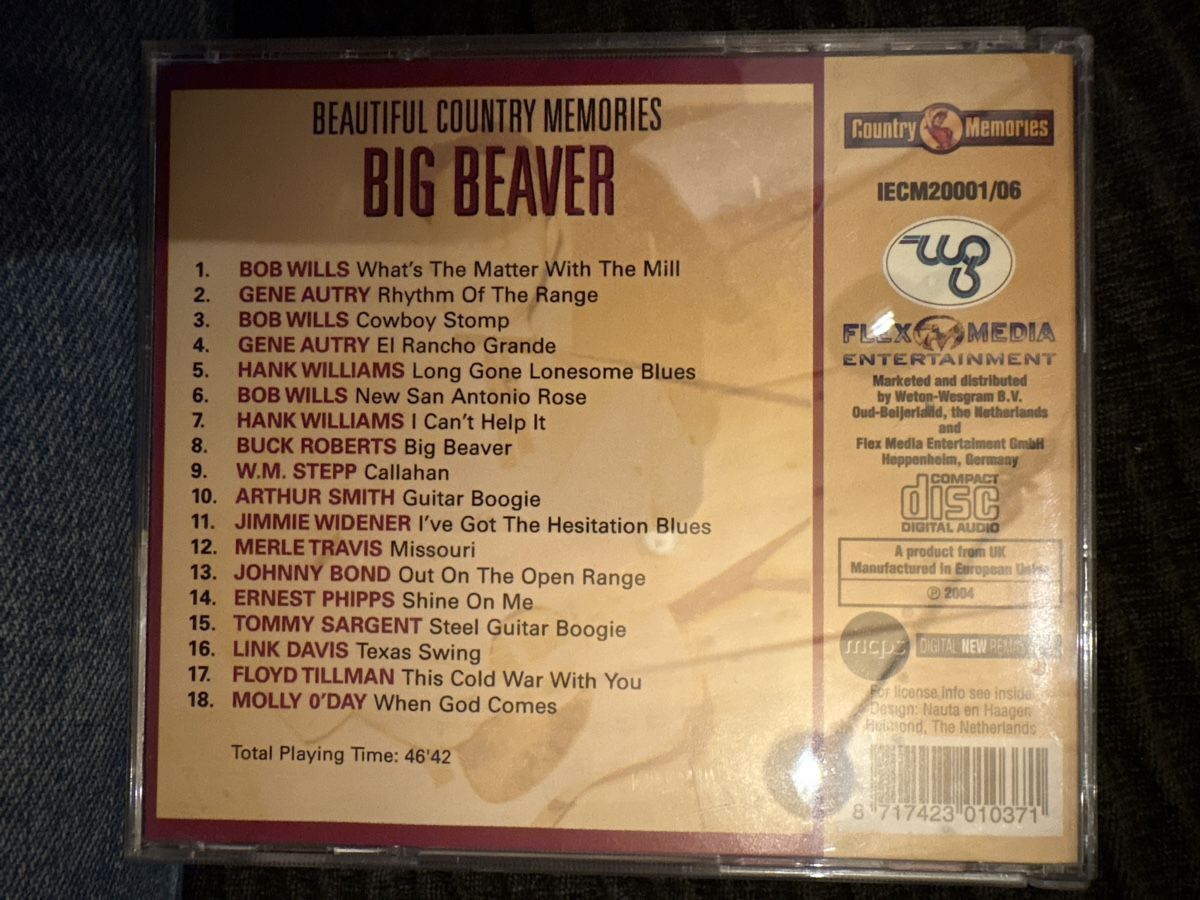 CDs: CD Beautiful Country Memories / Big Beaver – Gebraucht aus Rümlang von euqinom16 1