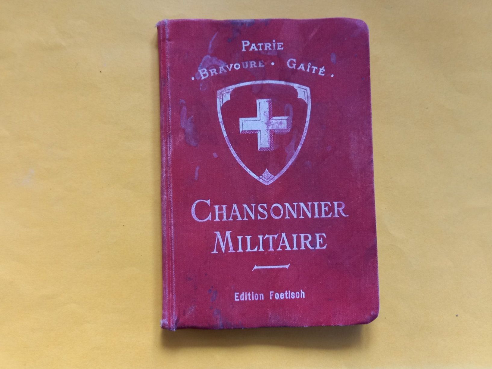 Libri: Chansonnier militaire par le Capitaine A. Cerf – Usato da Rossens FR venduto da Souris1
