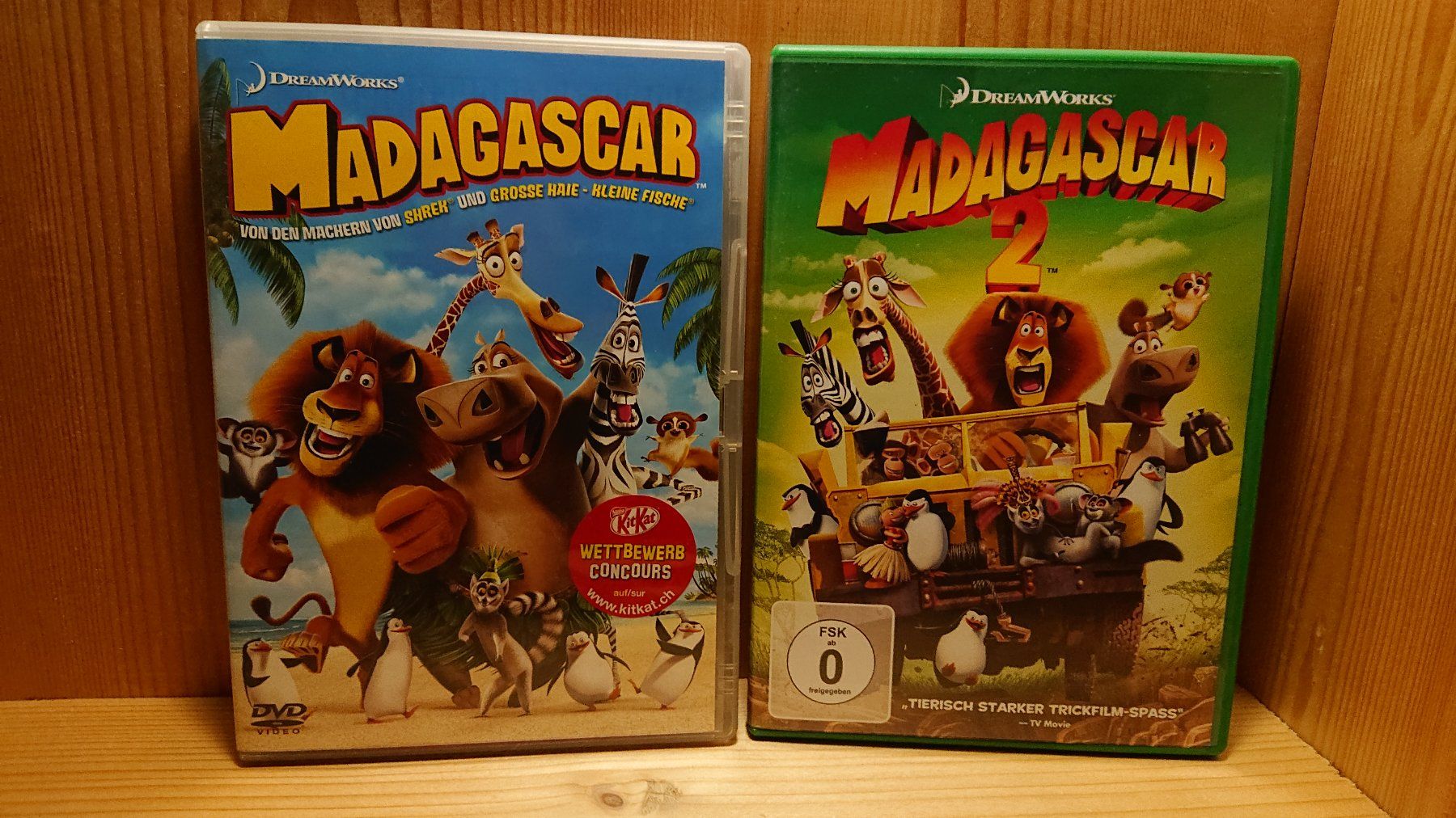 Tutti i DVDs: MADAGASCAR 1 und 2 auf DVD – Usato da Wilderswil venduto da Exebub