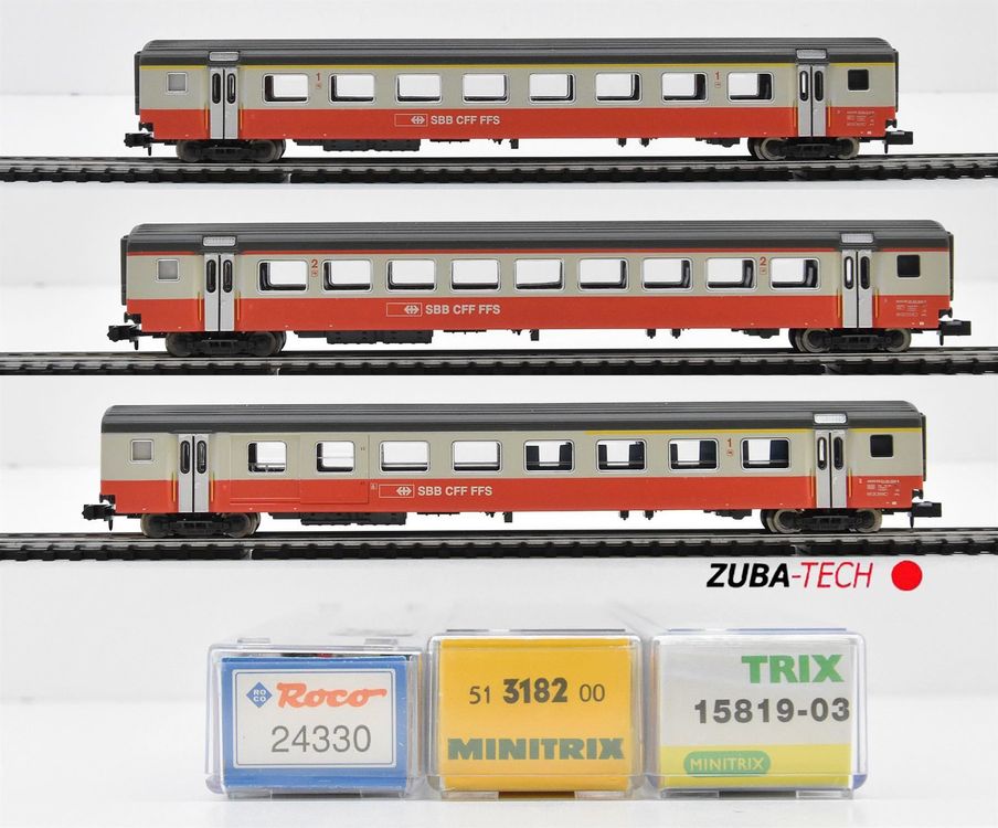 Minitrix 3x EW III Personenwagen SBB N Kaufen Auf Ricardo