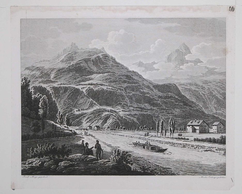 Ziegelbrücke Aquatinta von Meyer 1824 (Gebraucht) in Rafz für CHF 80 ...