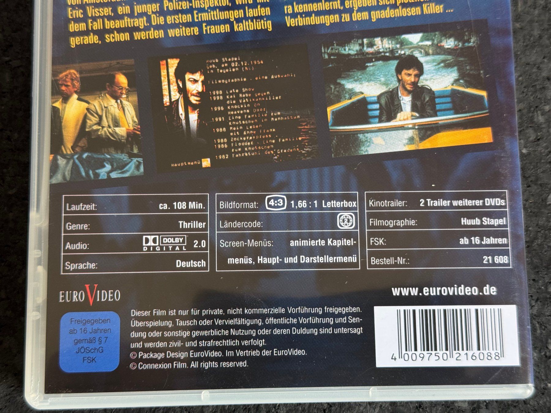 Tutti i DVDs: Verfluchtes Amsterdam DVD DE – Usato da Fribourg venduto da tschjoly 3