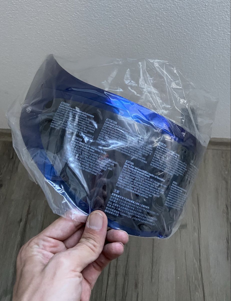 AGV Caschi & visiere: Visor AGV K1S iridium blue – Nuovo e nell'imballaggio originale da Vétroz venduto da fre_b2fh