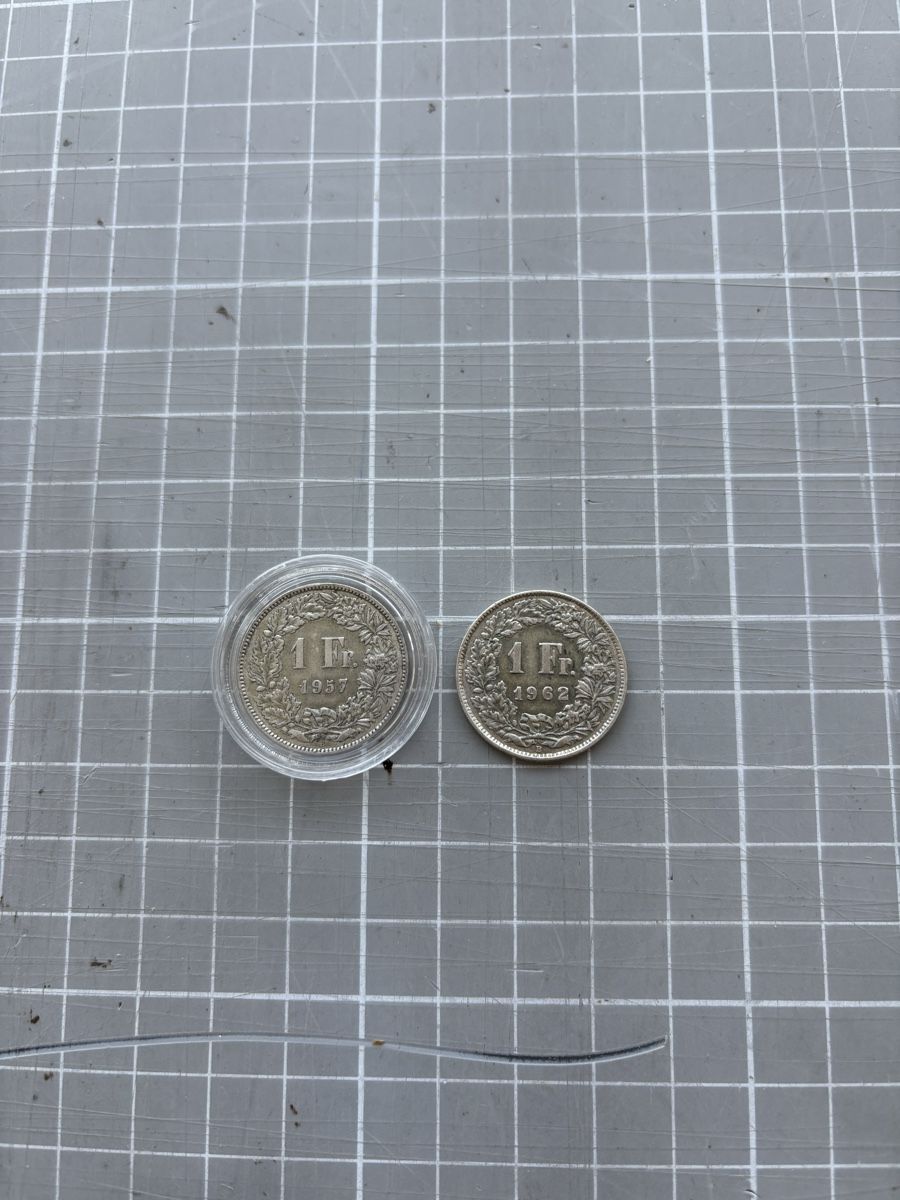 Tutti le monete: 1Franken Silbermünzen Set 2 stk. – Usato da Flawil venduto da Pirar