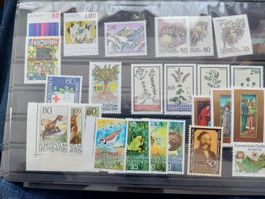 Timbres du Liechtenstein. valables pour affranchissement.