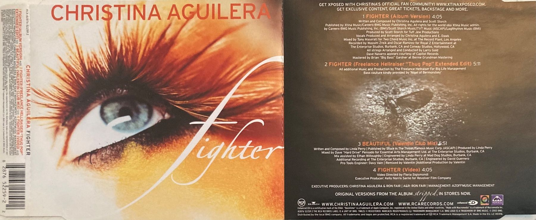 CD: CHRISTINA AGUILERA - FIGHTER – Usato da Poliez-Pittet venduto da Newtown-Records 1