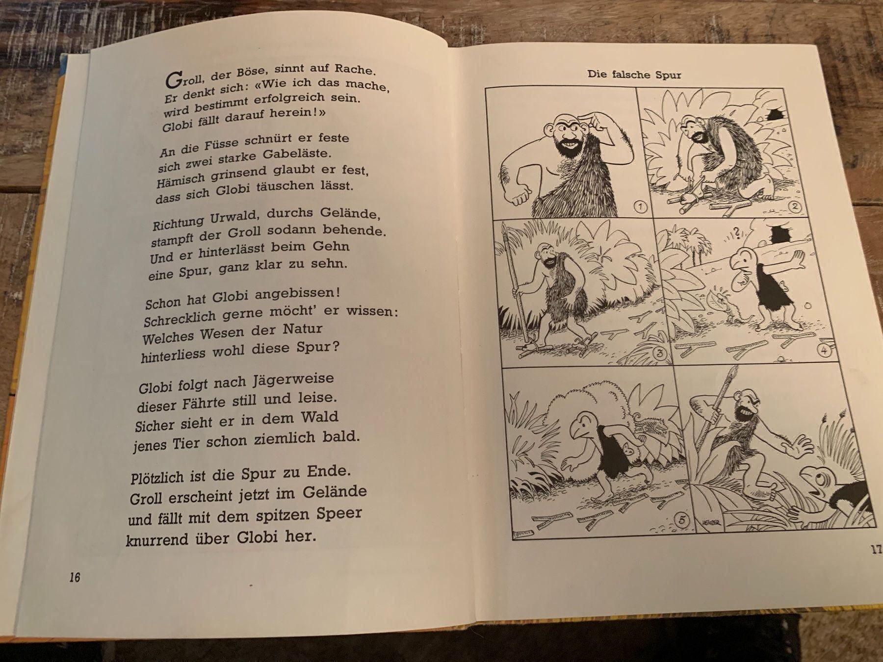 Fumetti: Globi bei den Höhlenbewohnern 1.Auflage – Usato da Regensdorf venduto da Spyke55 2