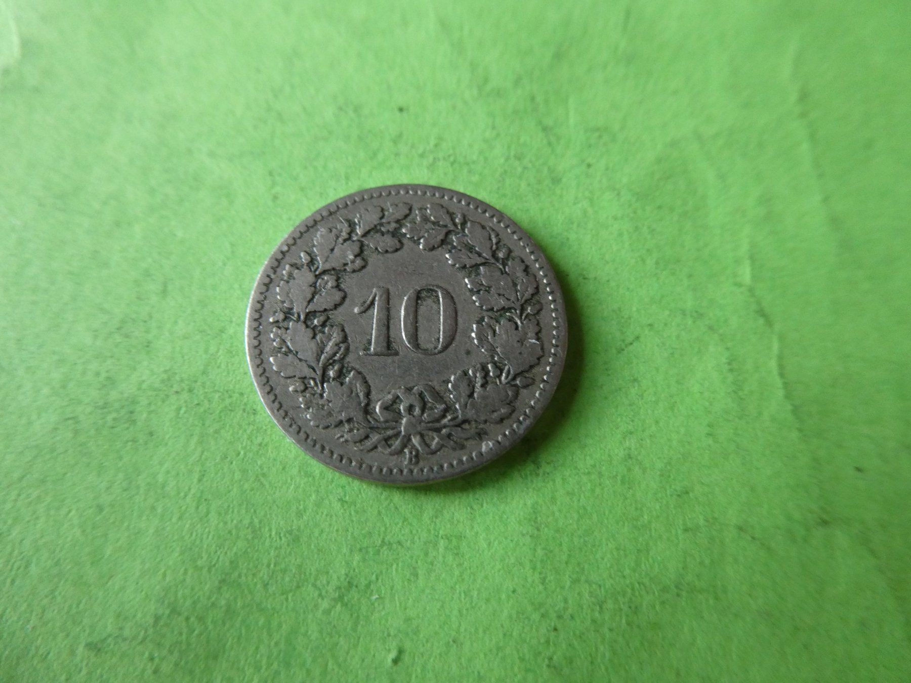 Tutti le monete: Schweiz 1898, 10 Rappen – Usato da Hinterforst venduto da Rohusri 1